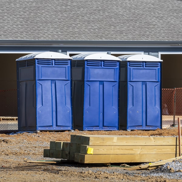 are there any restrictions on what items can be disposed of in the portable restrooms in Ione